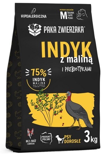Paka Zwierzaka Seventh Heaven Indyk z maliną 3kg Paka Zwierzaka Seventh Heaven Indyk z maliną 3kg