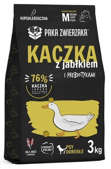 Paka Zwierzaka Seventh Heaven Kaczka z jabłkiem 3kg Paka Zwierzaka Seventh Heaven Kaczka z jabłkiem 3kg