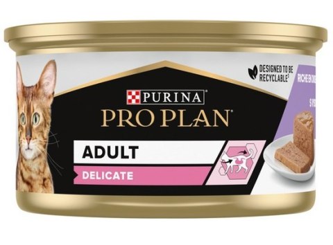 Purina Pro Plan Cat Delicate indyk mus puszka 85g Purina Pro Plan Cat Delicate indyk mus puszka 85g