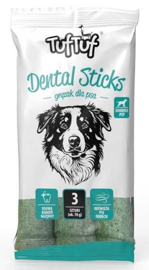 TUF TUF Dental Sticks dla psa 3szt TUF TUF Dental Sticks dla psa 3szt
