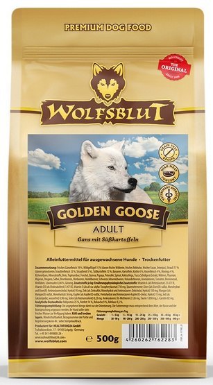 Wolfsblut Dog Golden Goose Adult - gęś i bataty 500g Wolfsblut Dog Golden Goose Adult - gęś i bataty 500g
