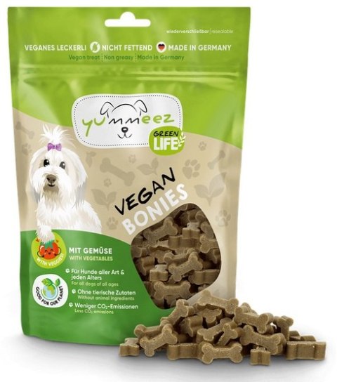 Yummeez Green Life Vegan Bonies Kosteczki warzywne 175g Yummeez Green Life Vegan Bonies Kosteczki warzywne 175g