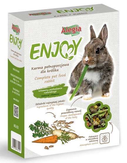 Alegia Enjoy Królik 800g Alegia Enjoy Królik 800g