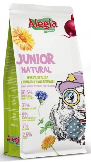 Alegia Junior Natural dla kawii domowej 650g Alegia Junior Natural dla kawii domowej 650g