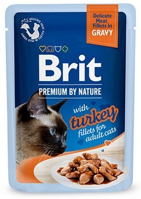 Brit Premium Cat Fillets with Turkey sos saszetka 85g Brit Premium Cat Fillets with Turkey sos saszetka 85g