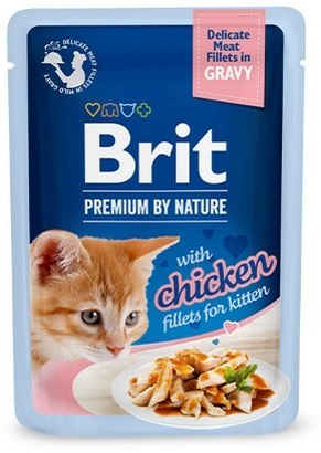 Brit Premium Cat Kitten Fillets with Chicken saszetka 85g Brit Premium Cat Kitten Fillets with Chicken saszetka 85g