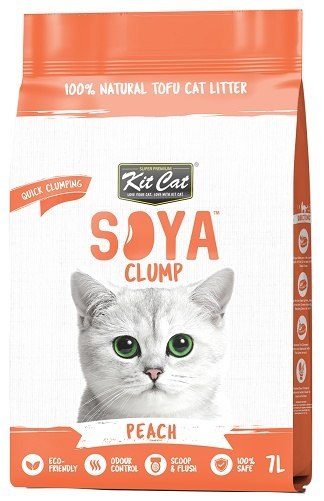 Kit Cat Żwirek ECO SoyaClump Peach 7L / 2,5kg Kit Cat Żwirek ECO SoyaClump Peach 7L / 2,5kg