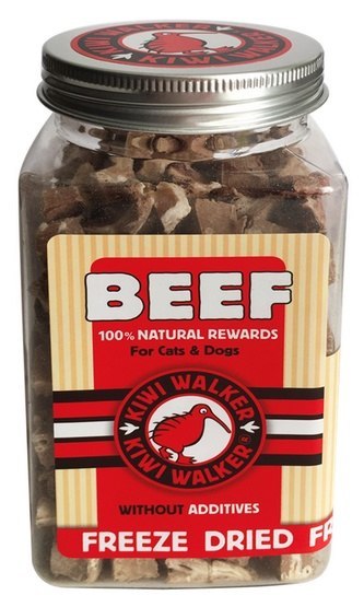 Kiwi Walker Przysmaki liofilizowane 100% wołowina 40g Kiwi Walker Przysmaki liofilizowane 100% wołowina 40g