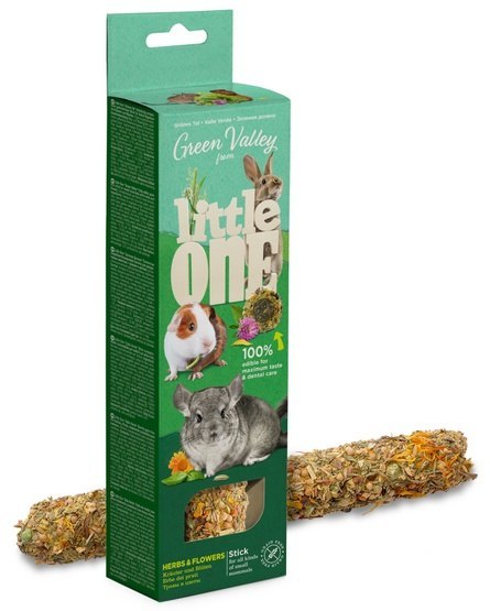 Little One Zielona Dolina Bezzbożowy baton z kwiatami 160g Little One Zielona Dolina Bezzbożowy baton z kwiatami 160g