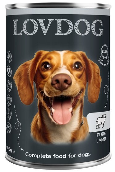 Lovdog Pure Lamb puszka 400g Lovdog Pure Lamb puszka 400g