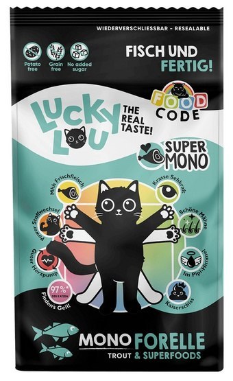 Lucky Lou Food Code Mono Pstrąg 750g Lucky Lou Food Code Mono Pstrąg 750g