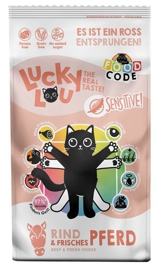 Lucky Lou Food Code Sensitive Wołowina & Konina 1,7kg Lucky Lou Food Code Sensitive Wołowina & Konina 1,7kg