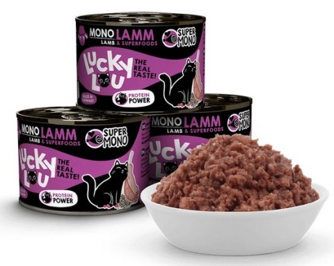 Lucky Lou SuperMono Jagnięcina puszka 200g Lucky Lou SuperMono Jagnięcina puszka 200g