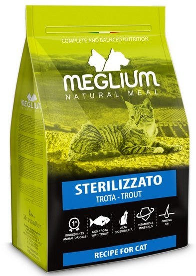 Meglium Cat Adult Neutered Trout 10kg Meglium Cat Adult Neutered Trout 10kg