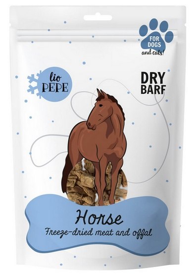 Paka Zwierzaka Lio PEPE Przysmak Horse (wątróbka końska) 60g Paka Zwierzaka Lio PEPE Przysmak Horse (wątróbka końska) 60g