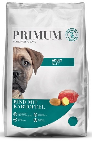 Primum Dog Półwilgotna karma monoproteinowa Adult Soft Beef wołowina i ziemniaki 5kg Primum Dog Półwilgotna karma monoproteinowa Adult Soft Beef wołowina i ziemniaki 5kg