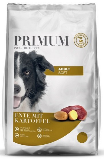 Primum Dog Półwilgotna karma monoproteinowa Adult Soft Duck kaczka i ziemniaki 5kg Primum Dog Półwilgotna karma monoproteinowa Adult Soft Duck kaczka i ziemniaki 5kg