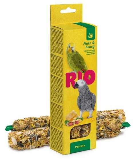 Rio Kolby dla papug orzechy i miód 2szt Rio Kolby dla papug orzechy i miód 2szt