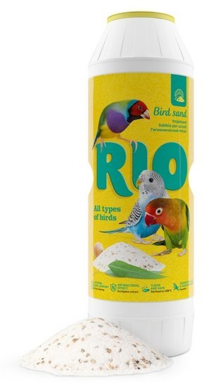 Rio Piasek dla ptaków z eukaliptusem i muszlami 2kg Rio Piasek dla ptaków z eukaliptusem i muszlami 2kg