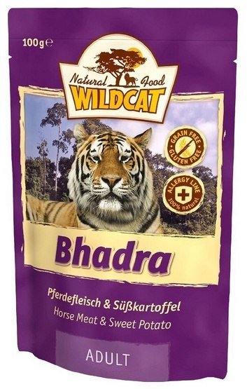 Wildcat Bhadra - konina i bataty saszetka 100g Wildcat Bhadra - konina i bataty saszetka 100g