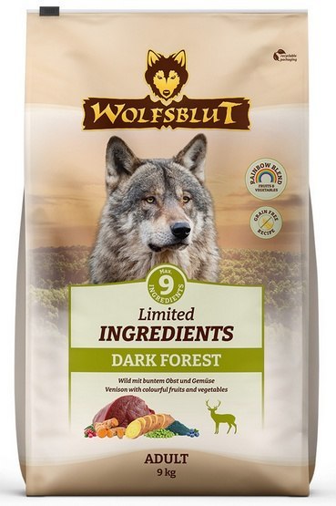 Wolfsblut Dog Limited Ingredients Dark Forest - dziczyzna i bataty 9kg Wolfsblut Dog Limited Ingredients Dark Forest - dziczyzna i bataty 9kg