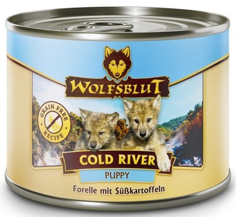 Wolfsblut Dog Puppy Cold River - pstrąg i bataty puszka 200g Wolfsblut Dog Puppy Cold River - pstrąg i bataty puszka 200g