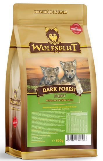 Wolfsblut Dog Puppy Dark Forest - dziczyzna i bataty 500g Wolfsblut Dog Puppy Dark Forest - dziczyzna i bataty 500g