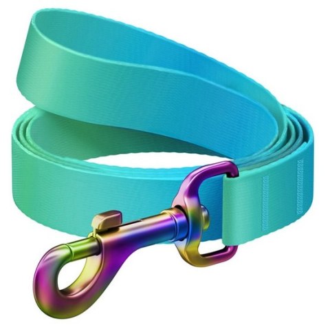 Collar WauDog Recycled Smycz nylonowa, gradient M 20mm/122cm niebieski Collar WauDog Recycled Smycz nylonowa, gradient M 20mm/122cm niebieski