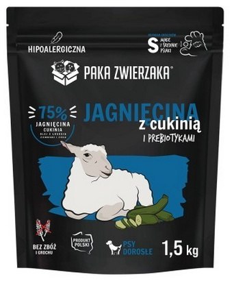 Paka Zwierzaka Seventh Heaven Jagniecina z cukinią S 1,5kg Paka Zwierzaka Seventh Heaven Jagniecina z cukinią S 1,5kg