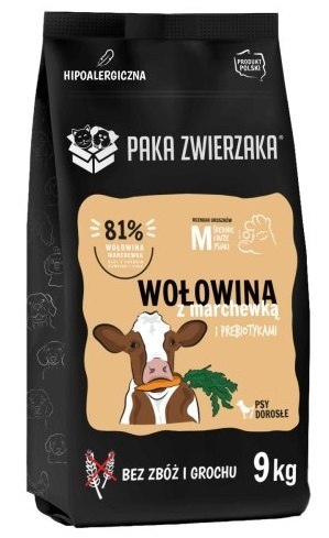 Paka Zwierzaka Seventh Heaven Wołowina z marchewką M 9kg Paka Zwierzaka Seventh Heaven Wołowina z marchewką M 9kg