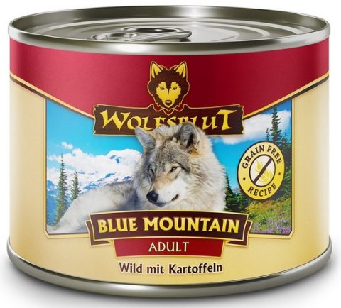 Wolfsblut Dog Blue Mountain - dziczyzna i ziemniaki puszka 200g Wolfsblut Dog Blue Mountain - dziczyzna i ziemniaki puszka 200g