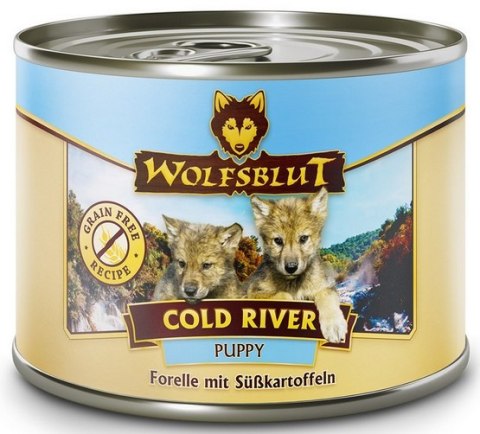 Wolfsblut Dog Cold River - pstrąg i bataty puszka 200g Wolfsblut Dog Cold River - pstrąg i bataty puszka 200g
