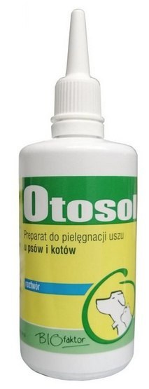 Biofaktor Otosol - płyn do czyszczenia uszu - 100ml Biofaktor Otosol - płyn do czyszczenia uszu - 100ml