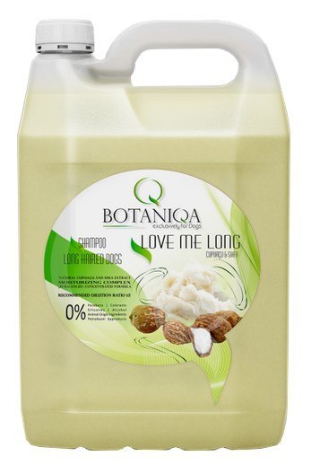 Botaniqa Love Me Long Cupuaçu and Shea Szampon - psy długowłose 5L Botaniqa Love Me Long Cupuaçu and Shea Szampon - psy długowłose 5L