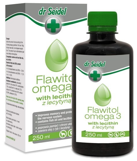 Dr Seidel Flawitol Omega 3 z lecytyną 250ml Dr Seidel Flawitol Omega 3 z lecytyną 250ml
