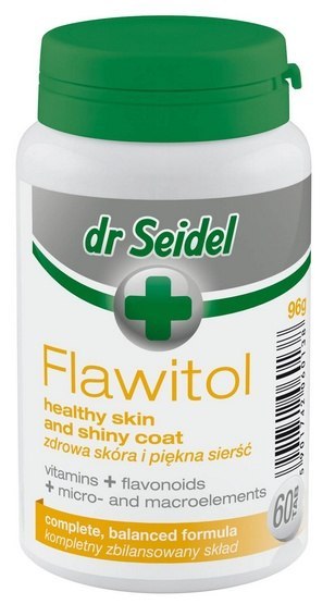 Dr Seidel Flawitol zdrowa skóra i piękna sierść 60 tabl. Dr Seidel Flawitol zdrowa skóra i piękna sierść 60 tabl.
