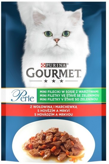 Gourmet Perle Wołowina saszetka 85g Gourmet Perle Wołowina saszetka 85g