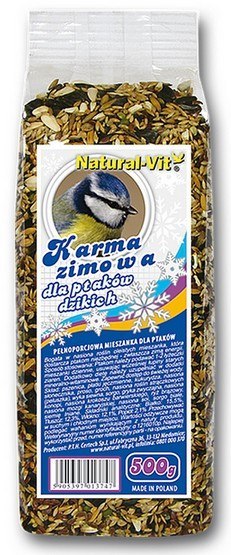 Natural-Vit Karma zimowa dla dzikich ptaków 500g Natural-Vit Karma zimowa dla dzikich ptaków 500g