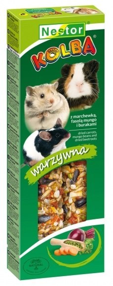 Nestor Kolba Gryzoń warzywna 2szt Nestor Kolba Gryzoń warzywna 2szt