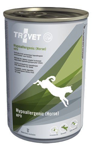Trovet HPD Hypoallergenic Konina dla psa puszka 400g Trovet HPD Hypoallergenic Konina dla psa puszka 400g