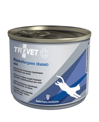 Trovet RRD Hypoallergenic Królik dla kota puszka 200g Trovet RRD Hypoallergenic Królik dla kota puszka 200g
