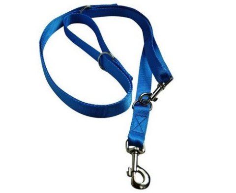 CHABA Smycz taśma regulowana - 25mm x 130/260cm niebieska CHABA Smycz taśma regulowana - 25mm x 130/260cm niebieska