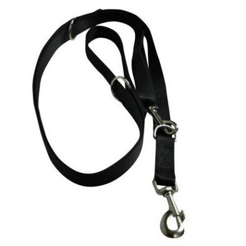 CHABA Smycz taśma regulowana - 30mm x 130/260cm czarna CHABA Smycz taśma regulowana - 30mm x 130/260cm czarna