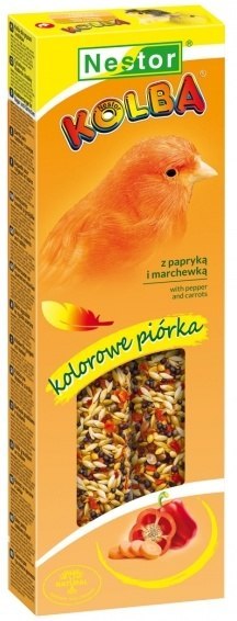 Nestor Kolba Kanarek papryka i marchew 2szt Nestor Kolba Kanarek papryka i marchew 2szt