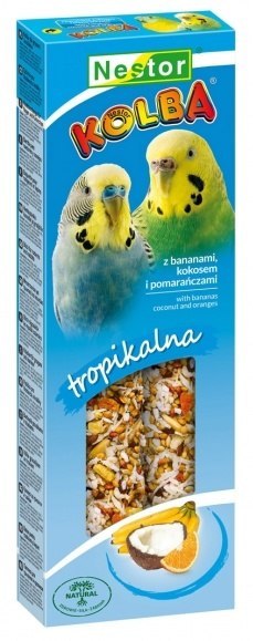 Nestor Kolba Papuga mała owoce tropikalne i kokos 2szt Nestor Kolba Papuga mała owoce tropikalne i kokos 2szt