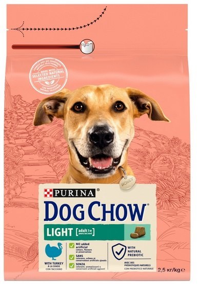 Purina Dog Chow Light Turkey 2,5kg Purina Dog Chow Light Turkey 2,5kg