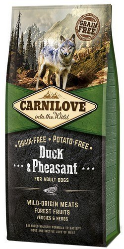 Carnilove Dog Duck & Pheasant Adult - kaczka i bażant 1,5kg Carnilove Dog Duck & Pheasant Adult - kaczka i bażant 1,5kg