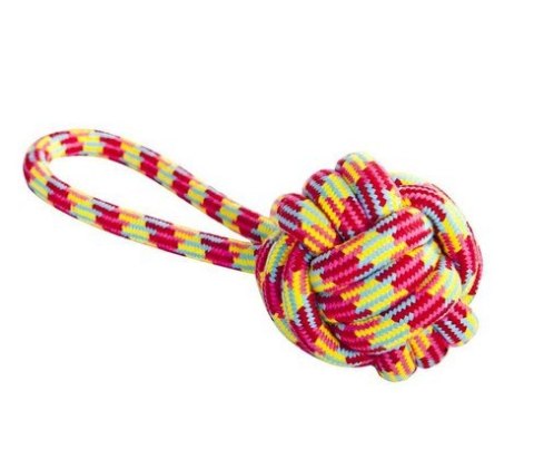 Dingo Piłka plecionka ze sznura 250g/27cm Dingo Piłka plecionka ze sznura 250g/27cm