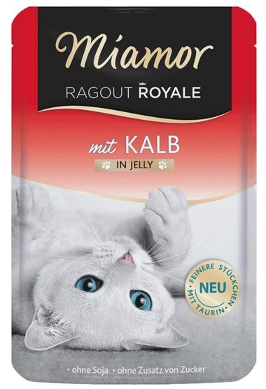 Miamor Ragout Royale z cielęciną w galaretce saszetka 100g Miamor Ragout Royale z cielęciną w galaretce saszetka 100g