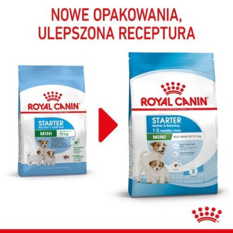 Royal Canin Mini Starter Mother&Babydog karma sucha dla szczeniąt do 2 miesiąca i suk karmiących ras małych 1kg Royal Canin Mini Starter Mother&Babydog karma sucha dla szczeniąt do 2 miesiąca i suk karmiących ras małych 1kg